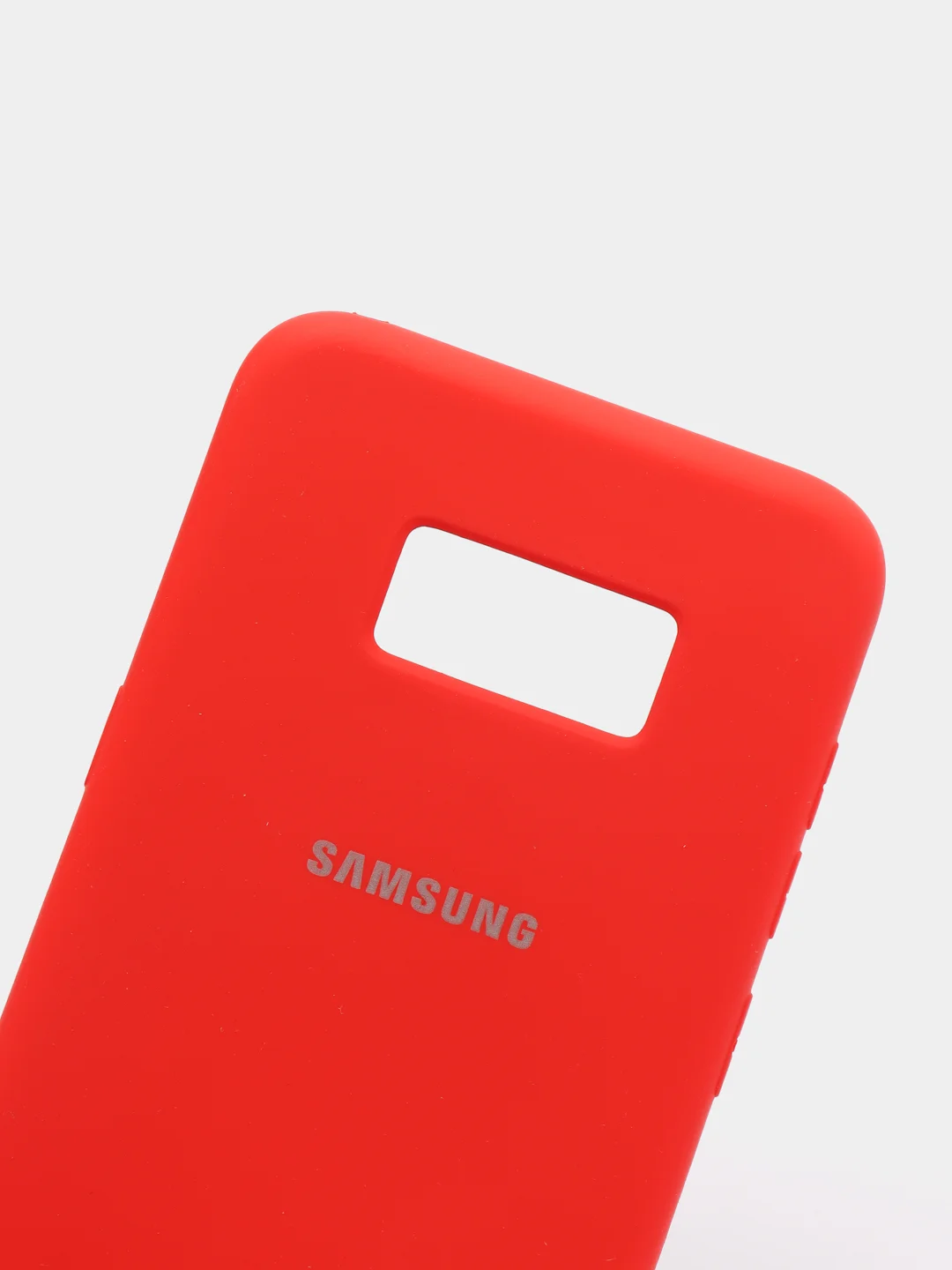 Алый защитный силиконовый чехол Silikone Cover для Samsung S8 PLUS
