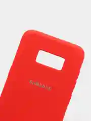 Алый защитный силиконовый чехол Silikone Cover для Samsung S8 PLUS