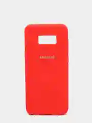 Алый защитный силиконовый чехол Silikone Cover для Samsung S8 PLUS