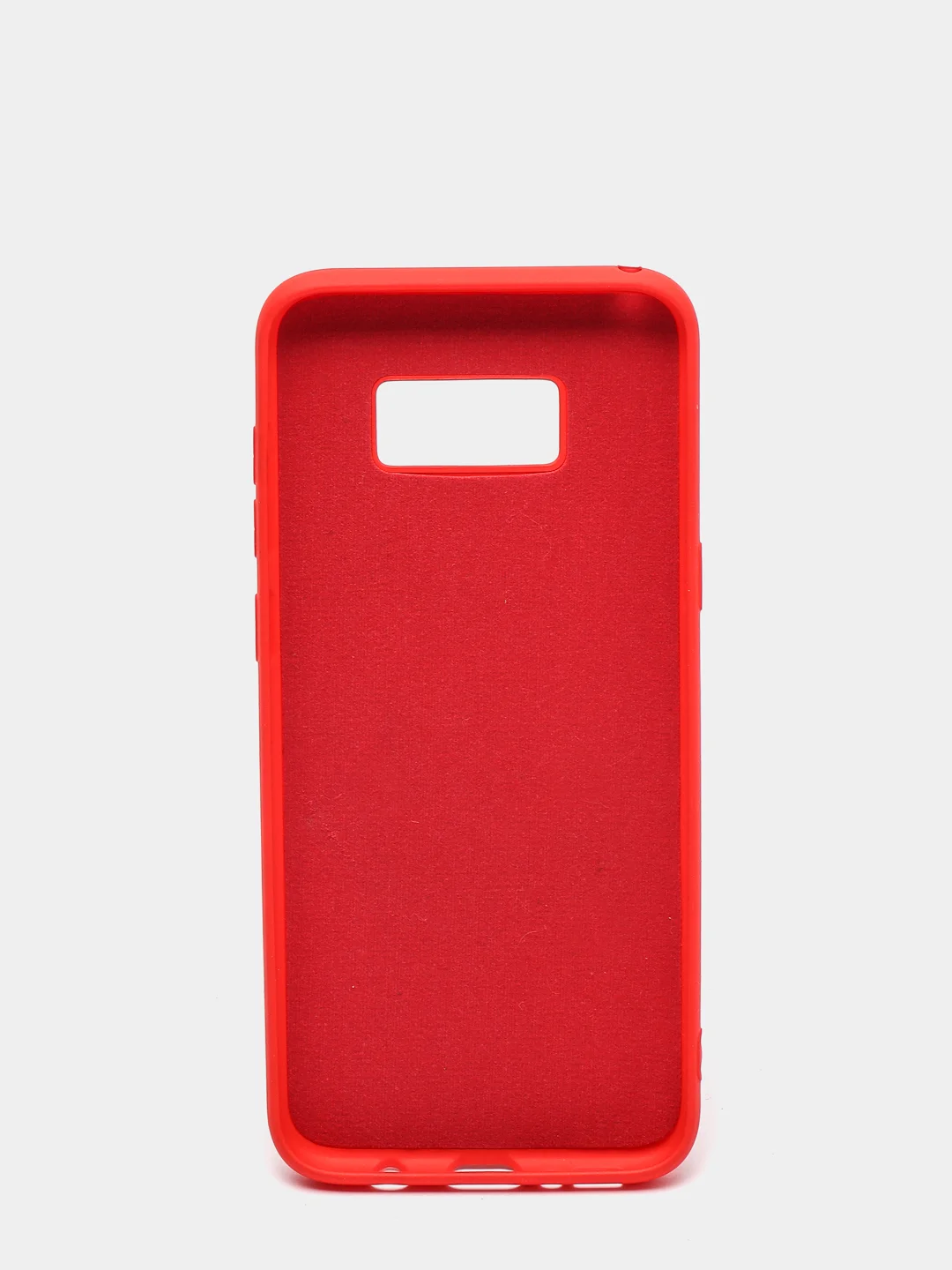 Алый защитный силиконовый чехол Silikone Cover для Samsung S8 PLUS