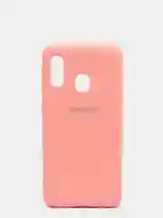 Кораллово-розовый защитный силиконовый чехол Silikone Cover для Samsung A10E