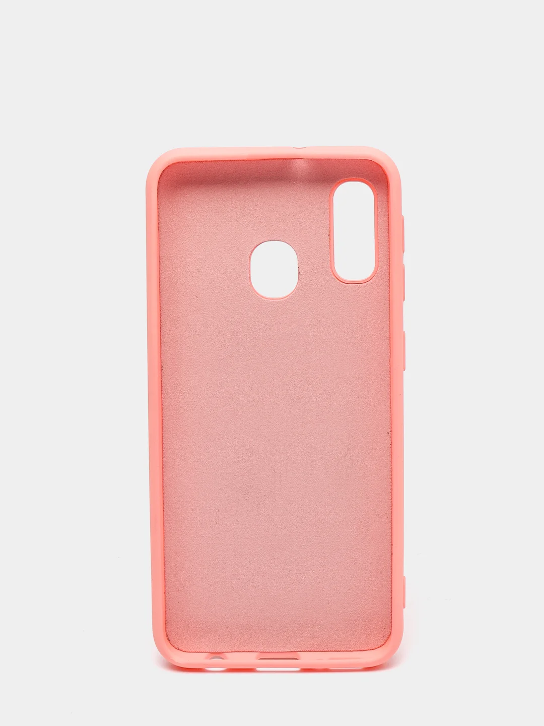Кораллово-розовый защитный силиконовый чехол Silikone Cover для Samsung A10E