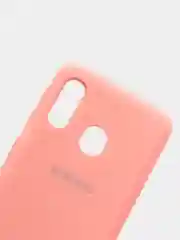 Кораллово-розовый защитный силиконовый чехол Silikone Cover для Samsung A10E