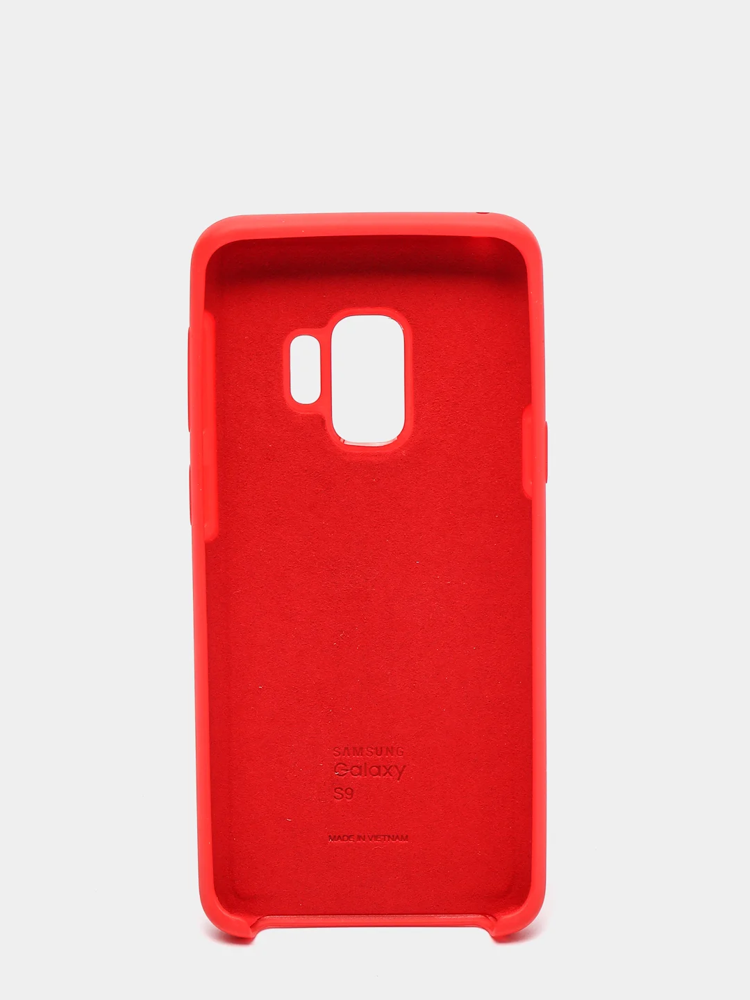 Красный защитный силиконовый чехол Silikone Cover для Samsung S9