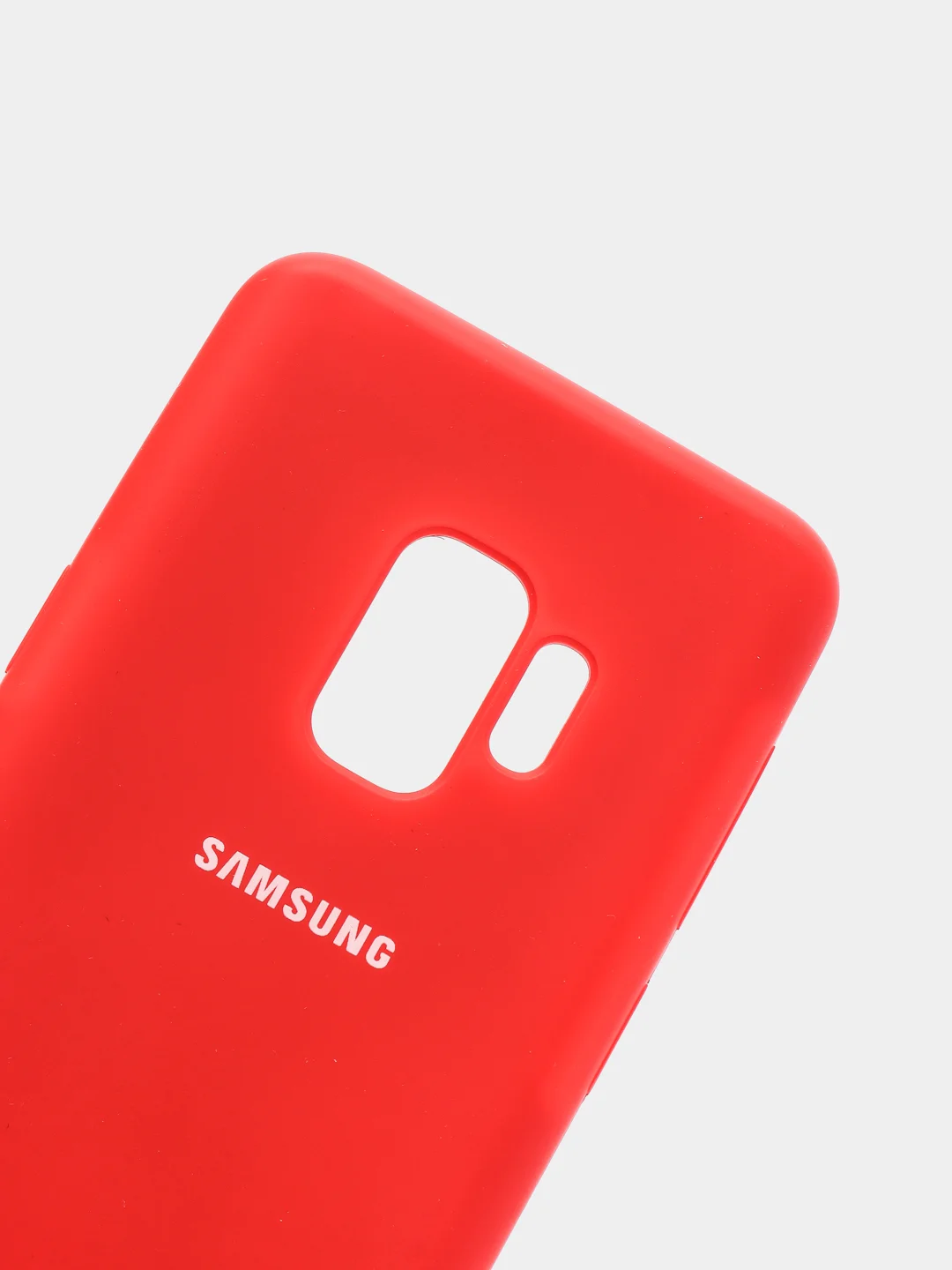 Красный защитный силиконовый чехол Silikone Cover для Samsung S9