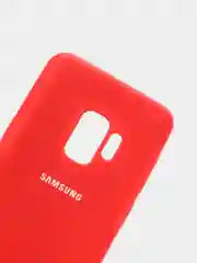 Красный защитный силиконовый чехол Silikone Cover для Samsung S9