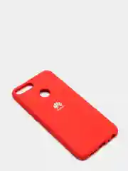 Алый защитный силиконовый чехол Silicone Cover HONOR 9 LITE