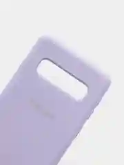 Лавандовый защитный силиконовый чехол Silikone Cover для Samsung S10
