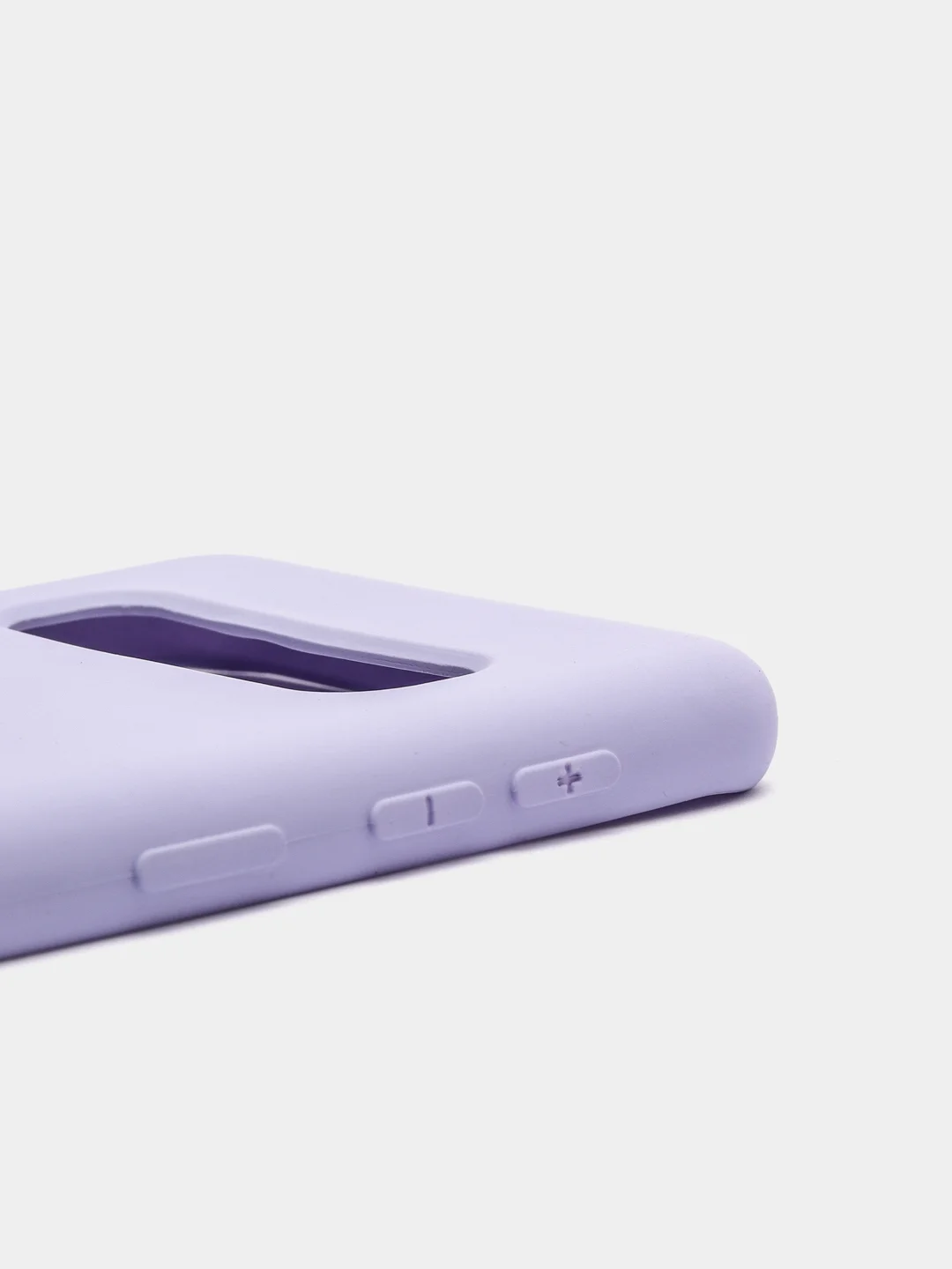 Лавандовый защитный силиконовый чехол Silikone Cover для Samsung S10