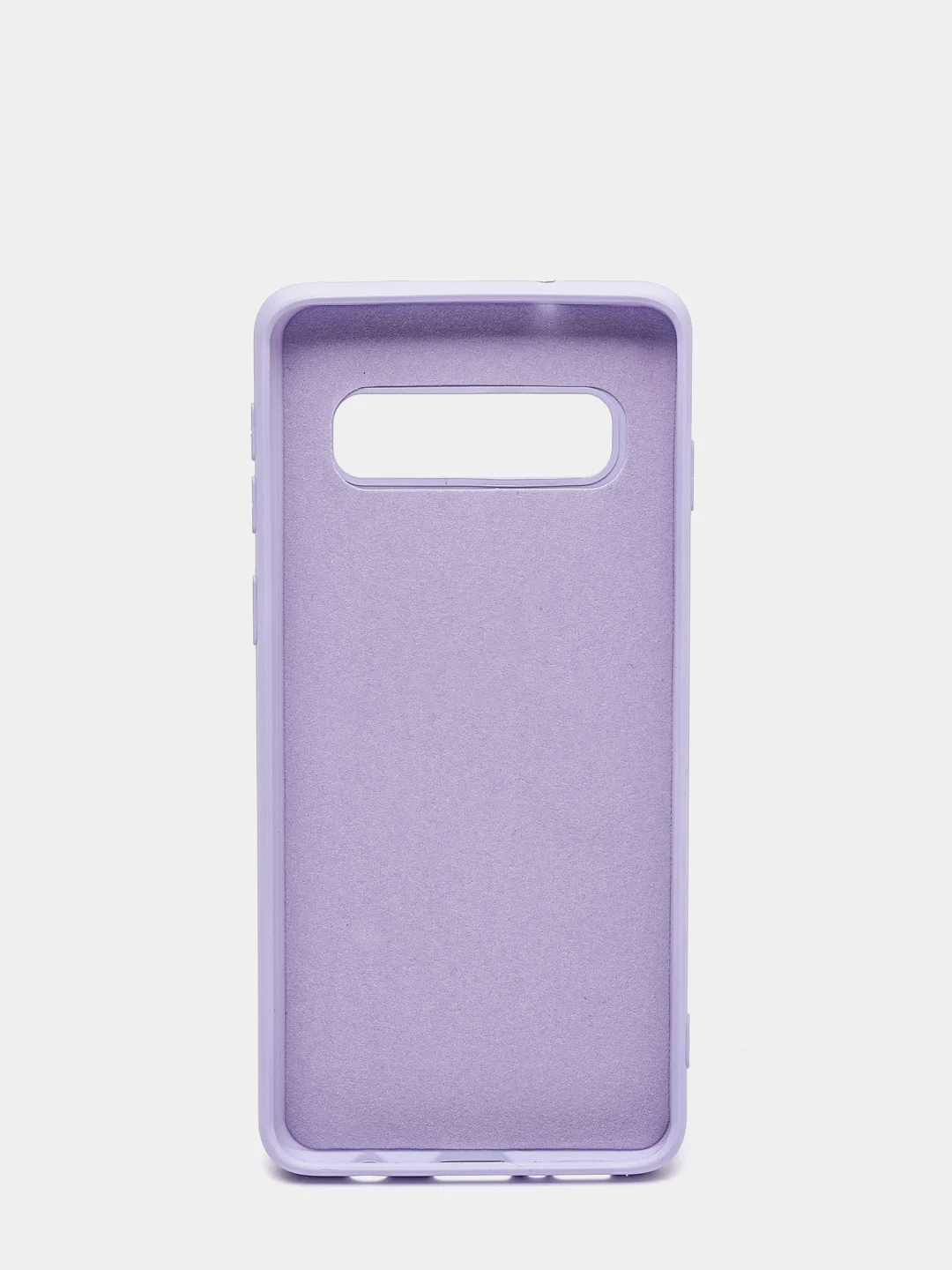 Лавандовый защитный силиконовый чехол Silikone Cover для Samsung S10
