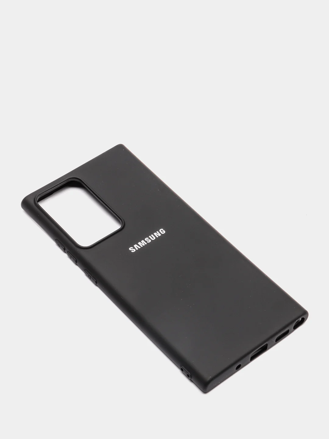 Черный защитный силиконовый чехол для Samsung Note 20 Plus
