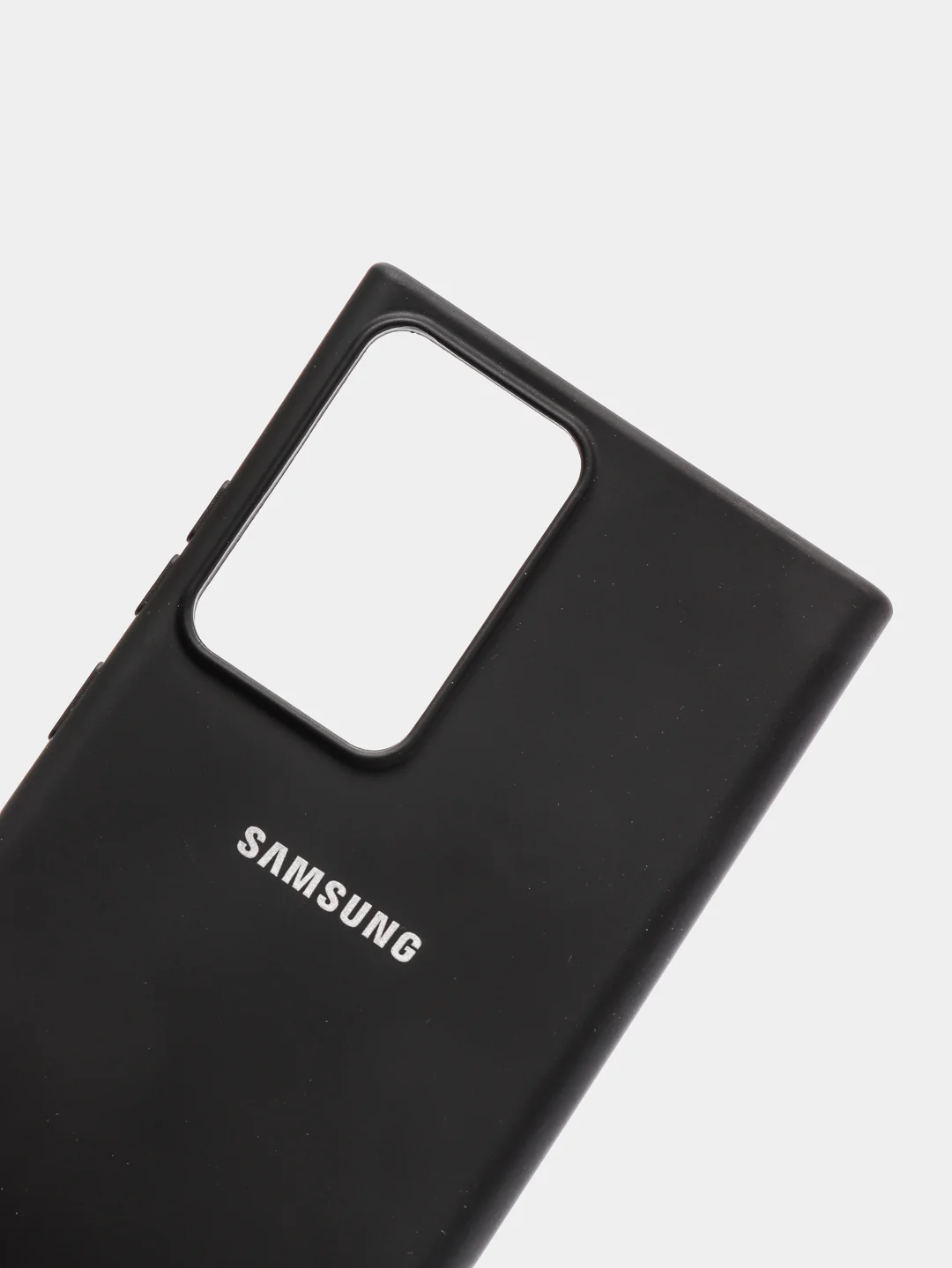 Черный защитный силиконовый чехол для Samsung Note 20 Plus