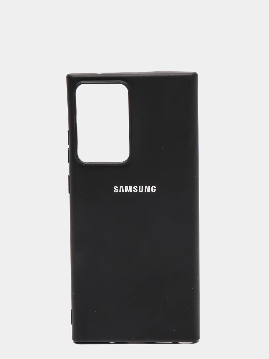 Черный защитный силиконовый чехол для Samsung Note 20 Plus