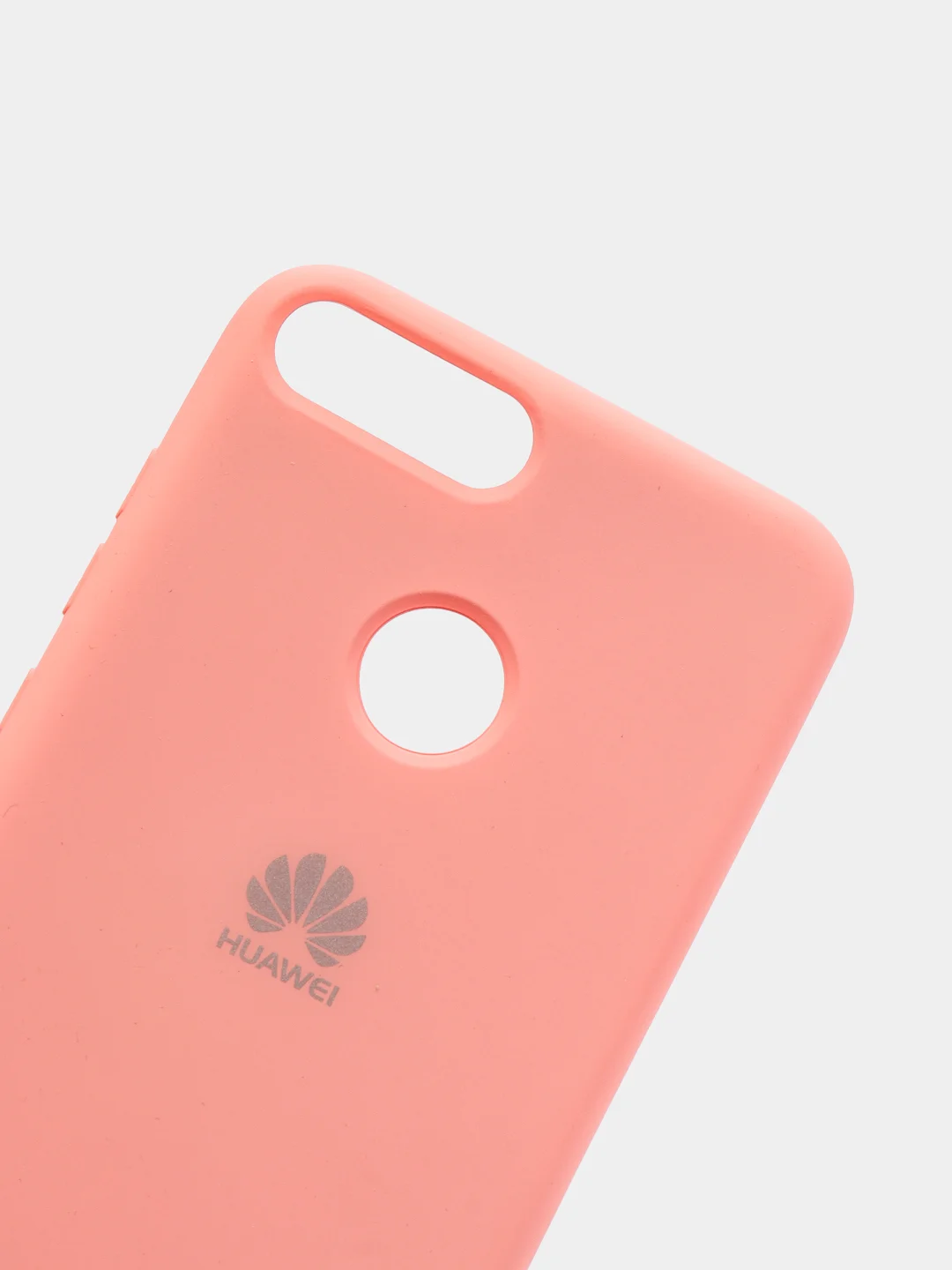 Кораллово-розовый защитный силиконовый чехол Silicone Cover HONOR 9 LITE