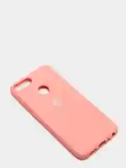 Кораллово-розовый защитный силиконовый чехол Silicone Cover HONOR 9 LITE