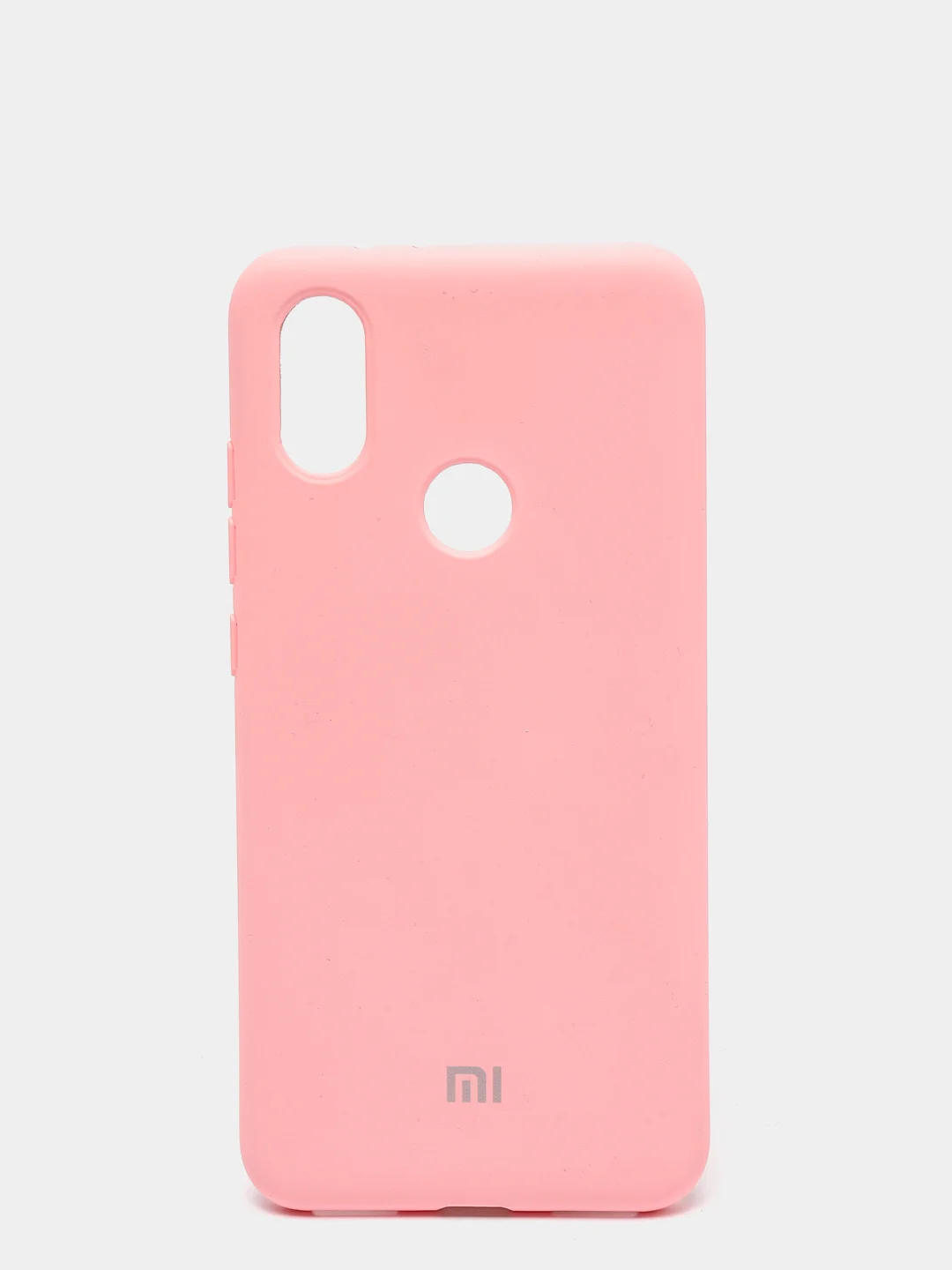 Розовый защитный силиконовый чехол Silicone Cover XIAOMI A2