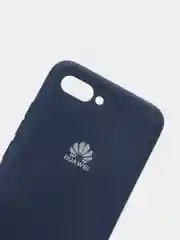 Темно-синий защитный силиконовый чехол Silicone Cover HONOR 10