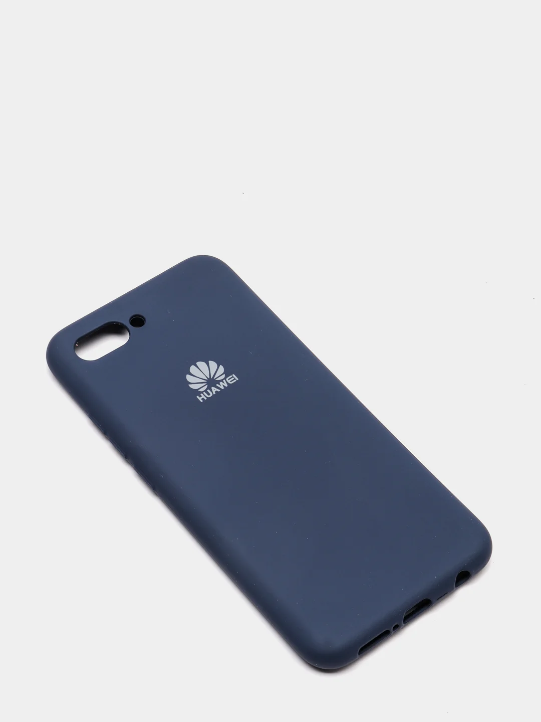 Темно-синий защитный силиконовый чехол Silicone Cover HONOR 10