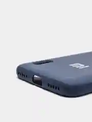 Темно-синий защитный силиконовый чехол Silicone Cover XIAOMI A3