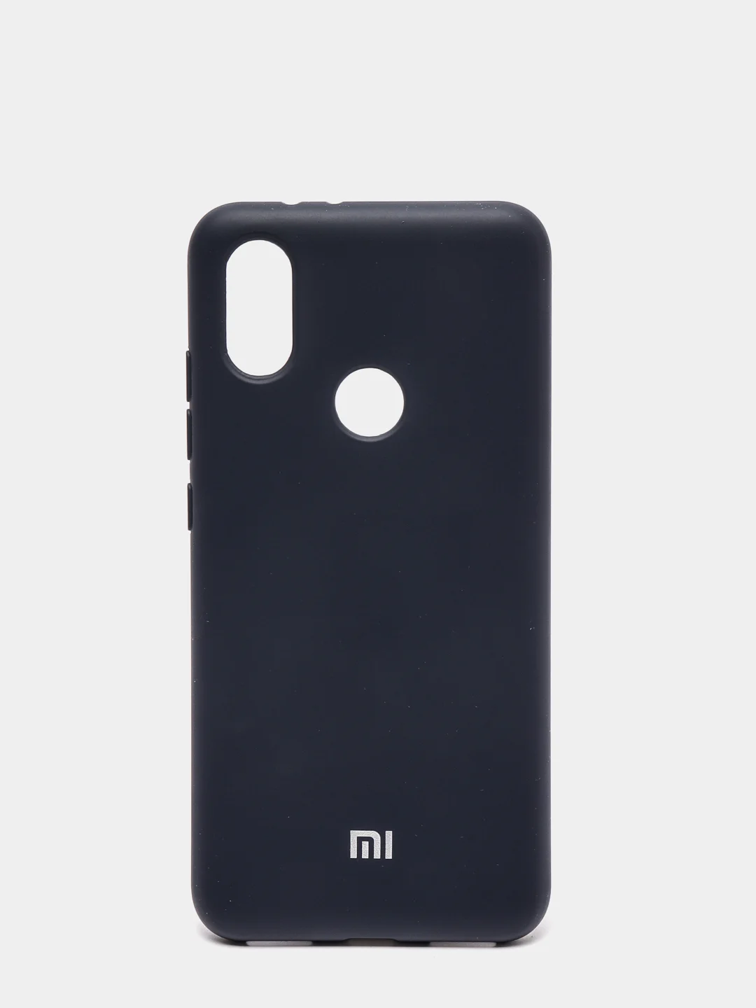 Синий меланж защитный силиконовый чехол Silicone Cover XIAOMI A2