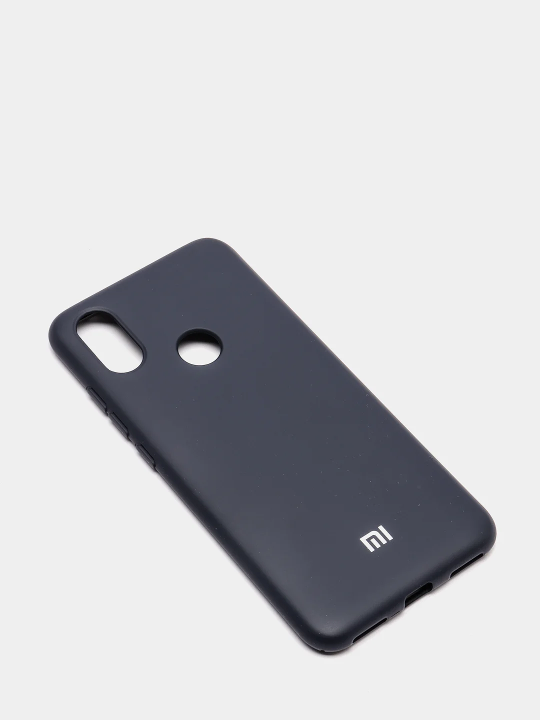 Синий меланж защитный силиконовый чехол Silicone Cover XIAOMI A2