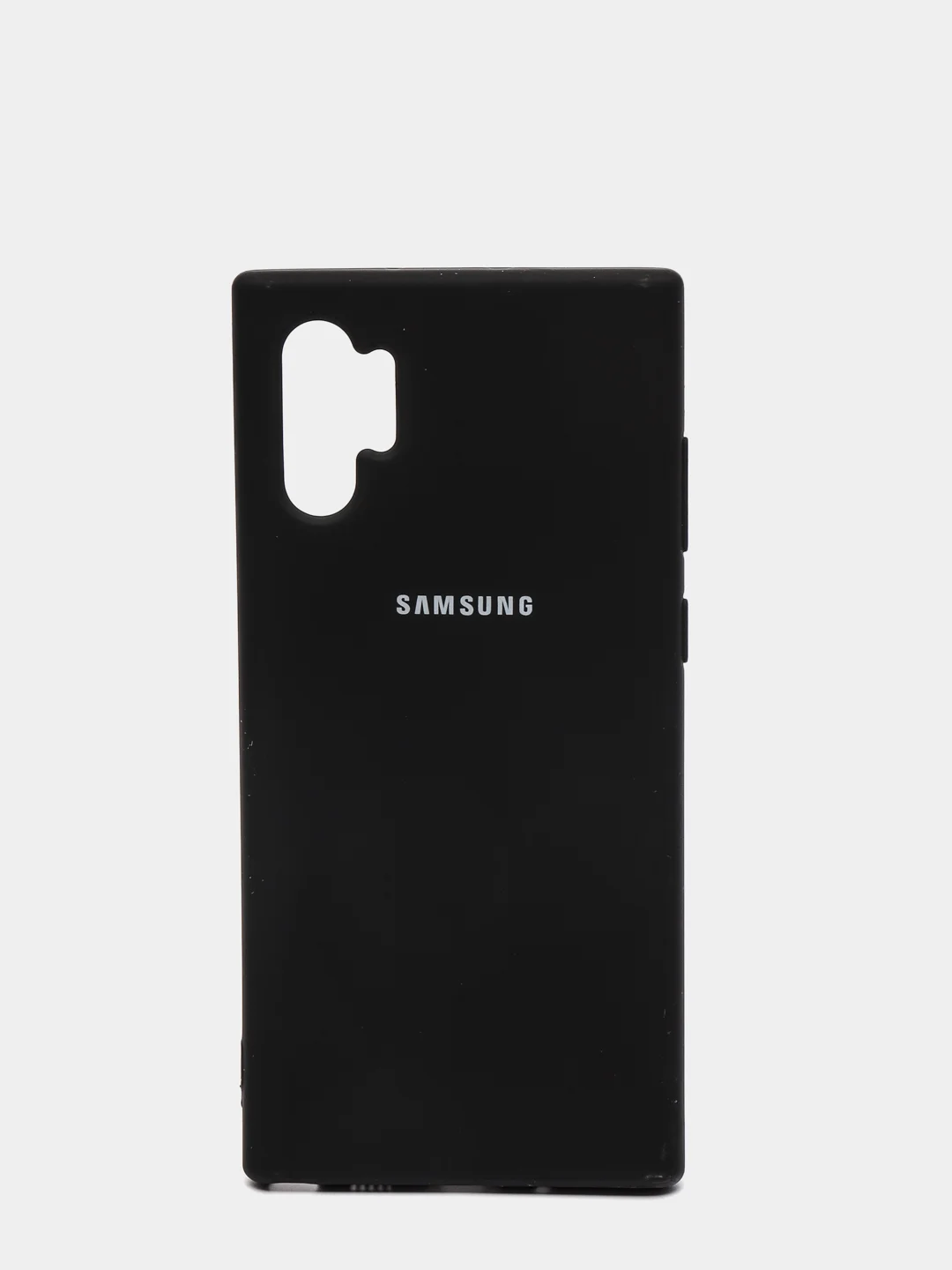 Черный защитный силиконовый чехол для Samsung Note 10 Pro