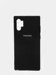 Черный защитный силиконовый чехол для Samsung Note 10 Pro