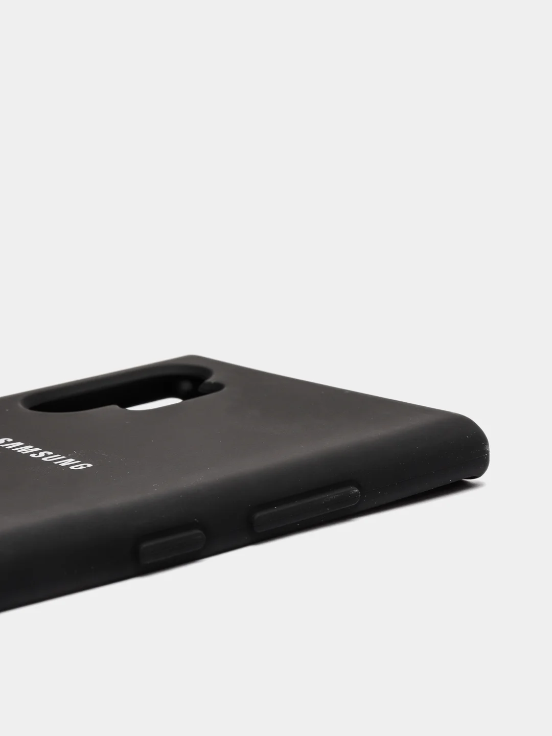 Черный защитный силиконовый чехол для Samsung Note 10 Pro