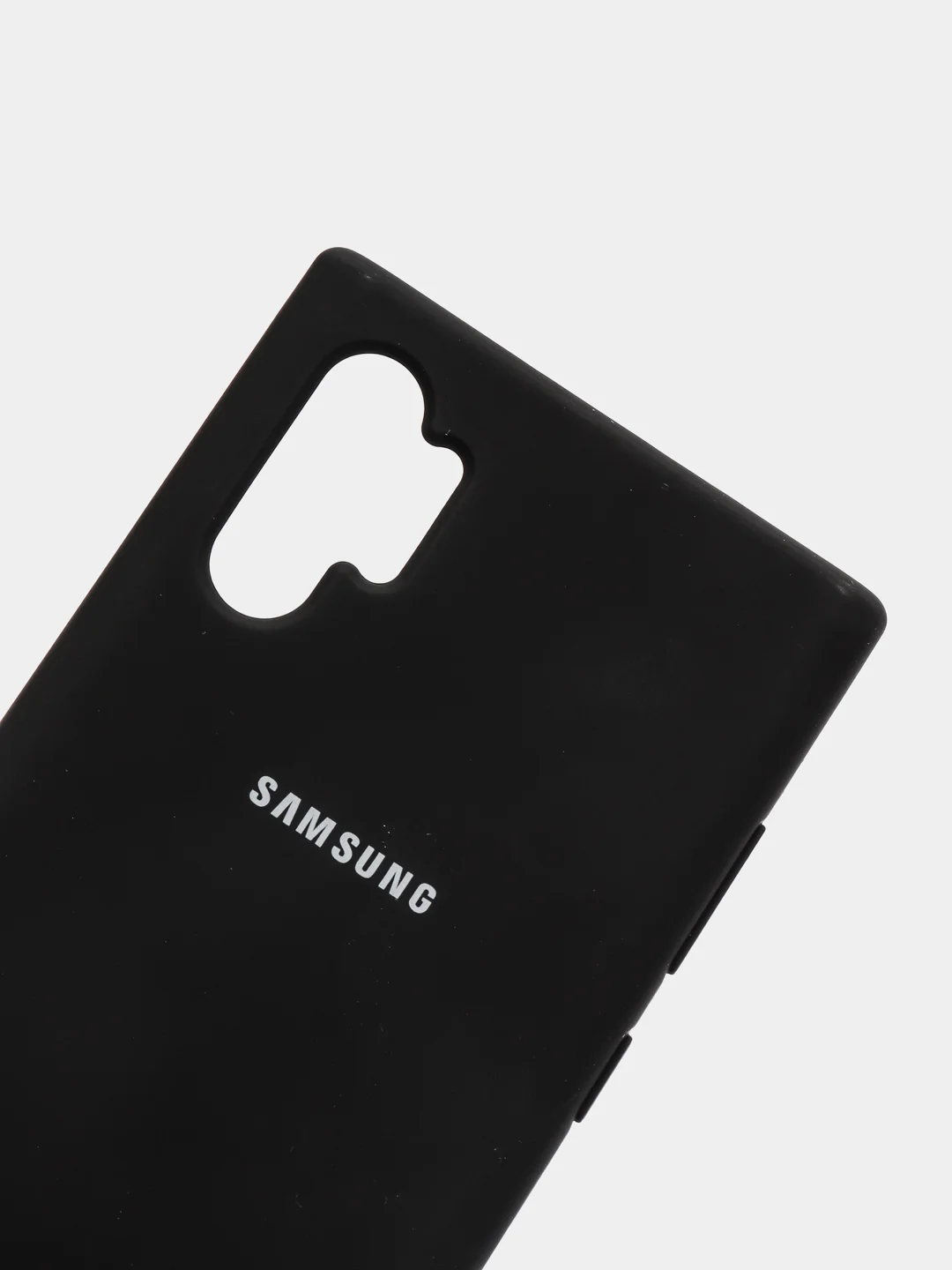Черный защитный силиконовый чехол для Samsung Note 10 Pro