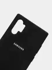 Черный защитный силиконовый чехол для Samsung Note 10 Pro