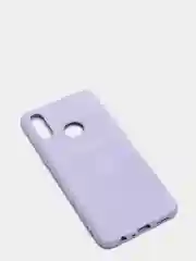 Лавандовый защитный силиконовый чехол Silikone Cover для Samsung A10S