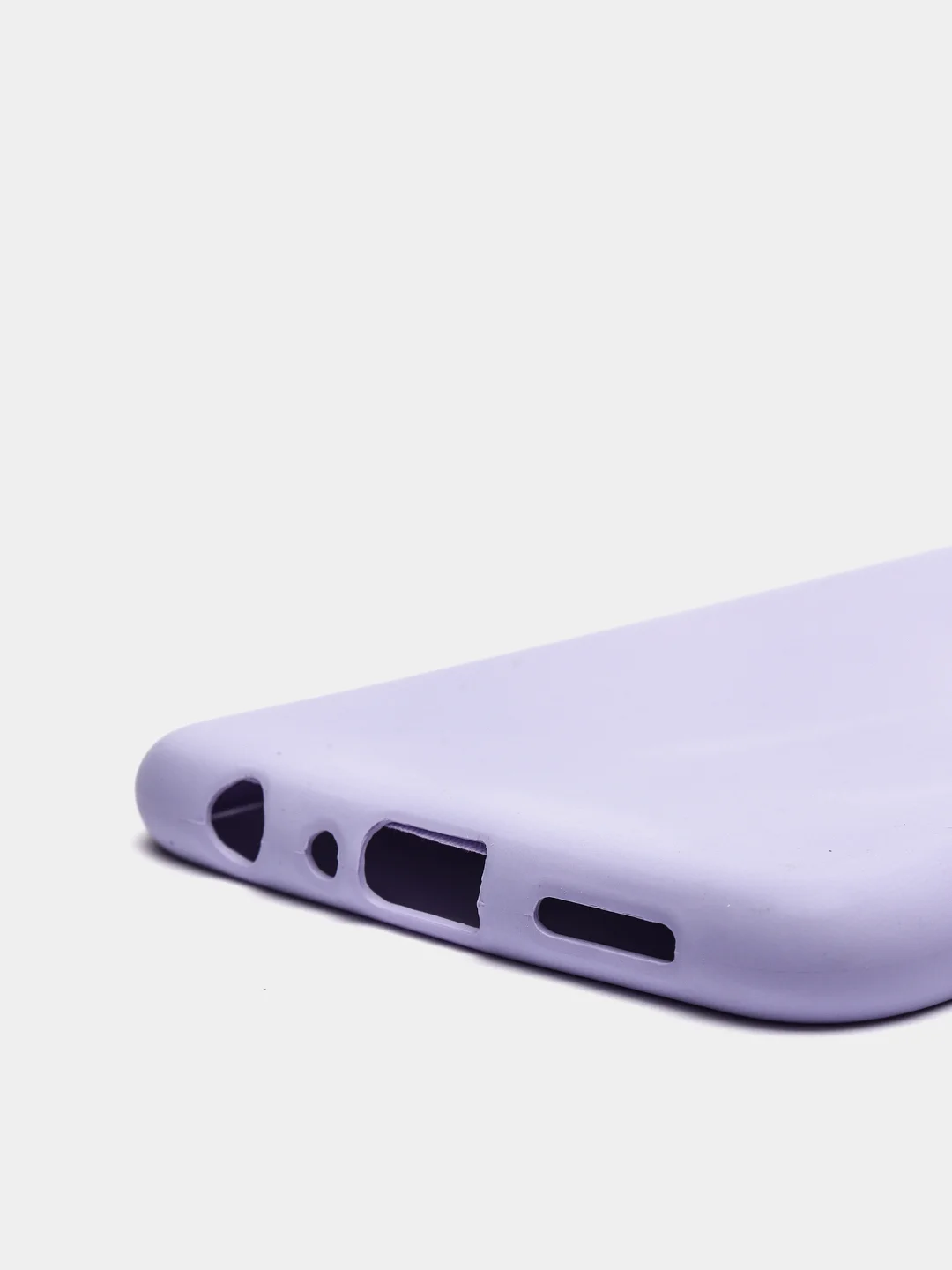 Лавандовый защитный силиконовый чехол Silikone Cover для Samsung A10S