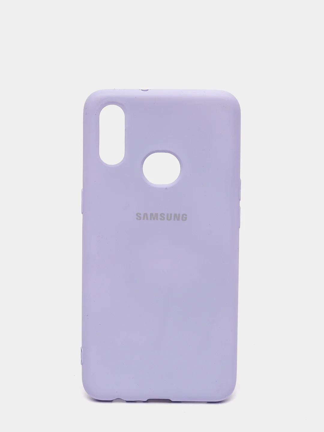 Лавандовый защитный силиконовый чехол Silikone Cover для Samsung A10S