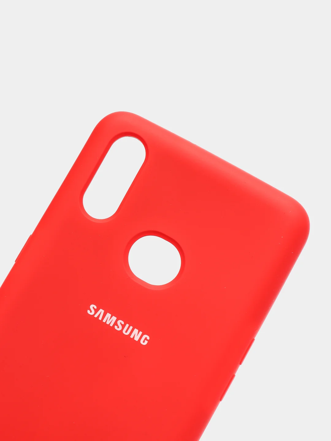 Красный защитный силиконовый чехол Silikone Cover для Samsung A10S