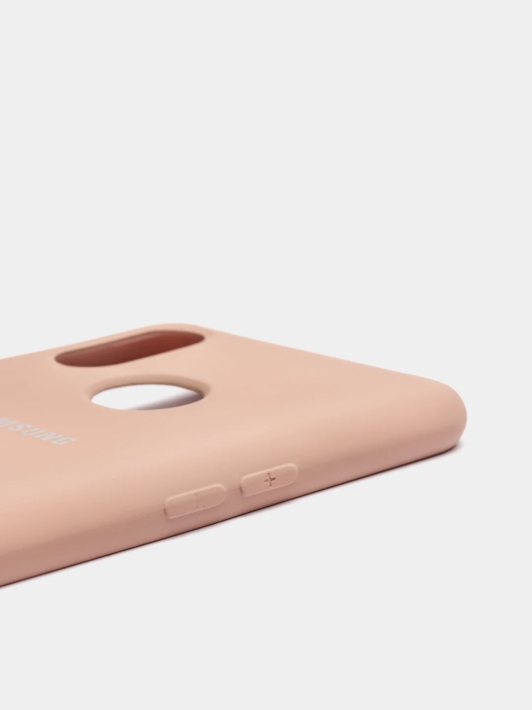 Бежевый меланж защитный силиконовый чехол Silikone Cover для Samsung A10S