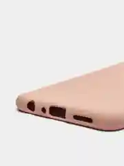 Бежевый меланж защитный силиконовый чехол Silikone Cover для Samsung A10S