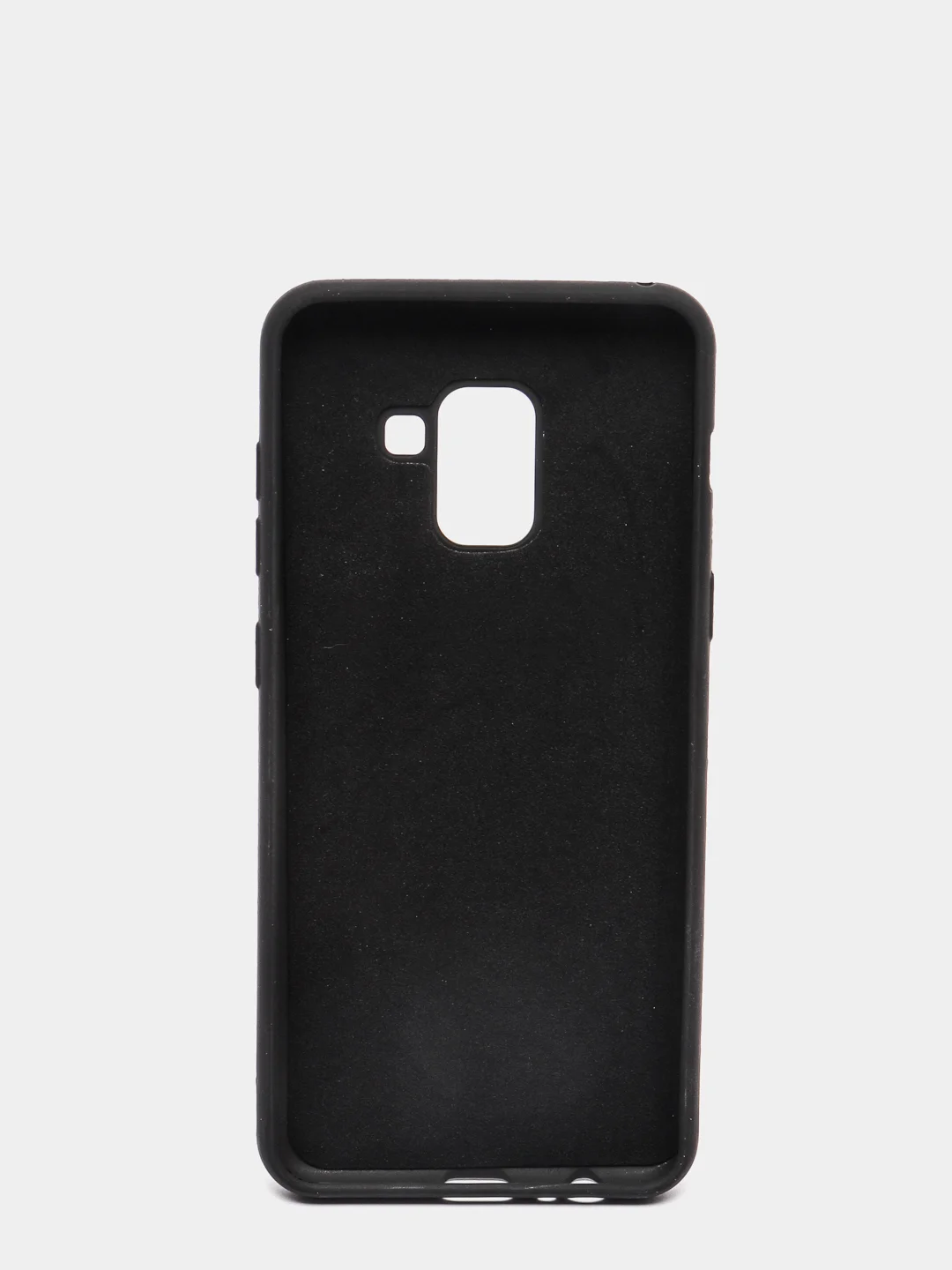 Черный защитный силиконовый чехол Silikone Cover для Samsung A8 2018