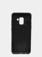 Черный защитный силиконовый чехол Silikone Cover для Samsung A8 2018