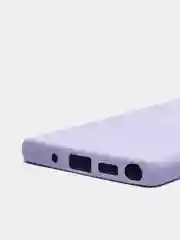 Сиреневый защитный силиконовый чехол для Samsung Note 20