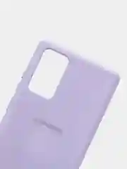 Сиреневый защитный силиконовый чехол для Samsung Note 20