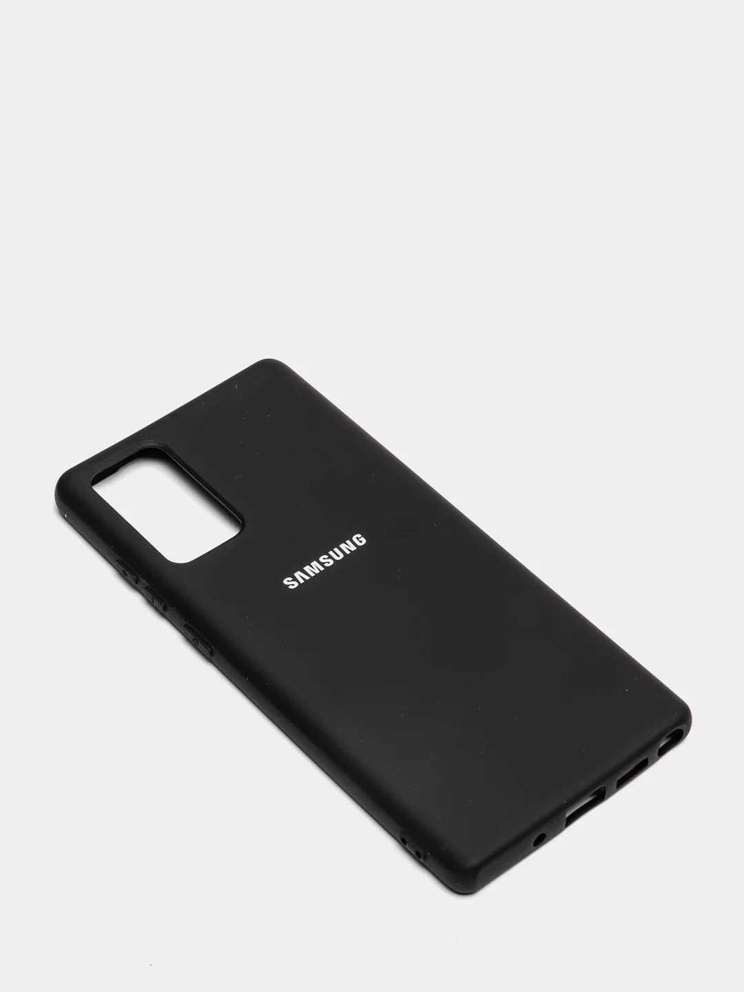 Черный защитный силиконовый чехол для Samsung Note 20