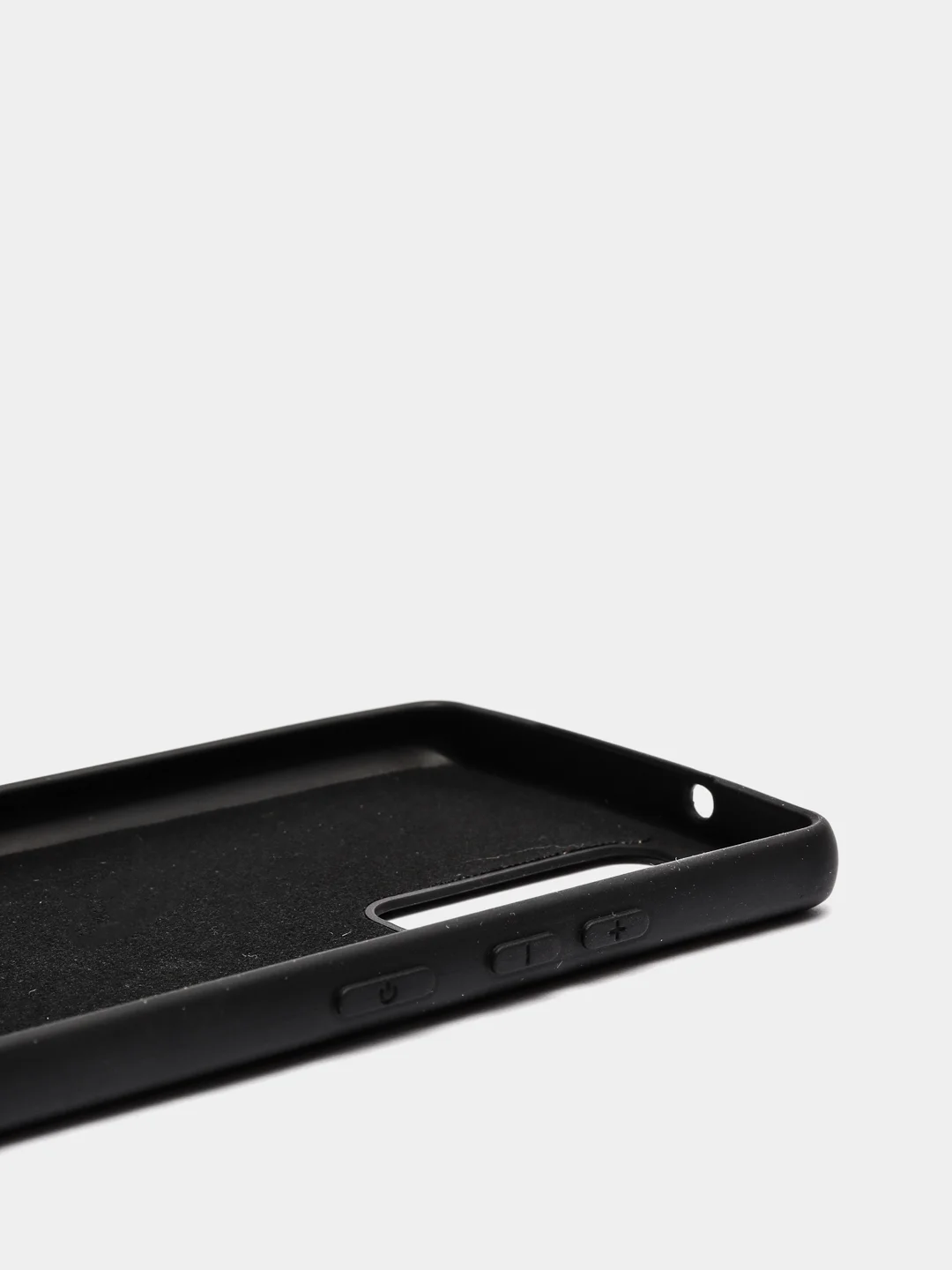 Черный защитный силиконовый чехол для Samsung Note 20