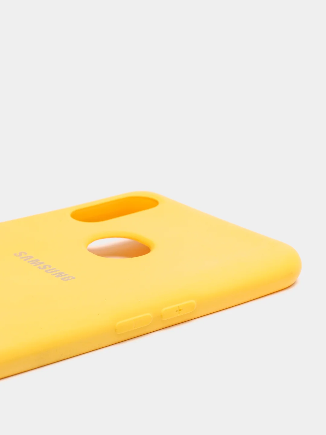 Желтый защитный силиконовый чехол Silikone Cover для Samsung A10S