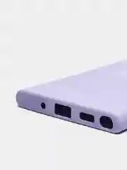 Сиреневый защитный силиконовый чехол для Samsung Note 20 Plus
