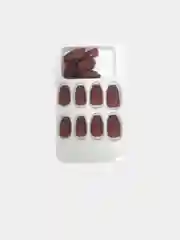 Бордовый накладные ногти,типсы