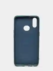 Тёмно-бирюзовый защитный силиконовый чехол Silikone Cover для Samsung A10S