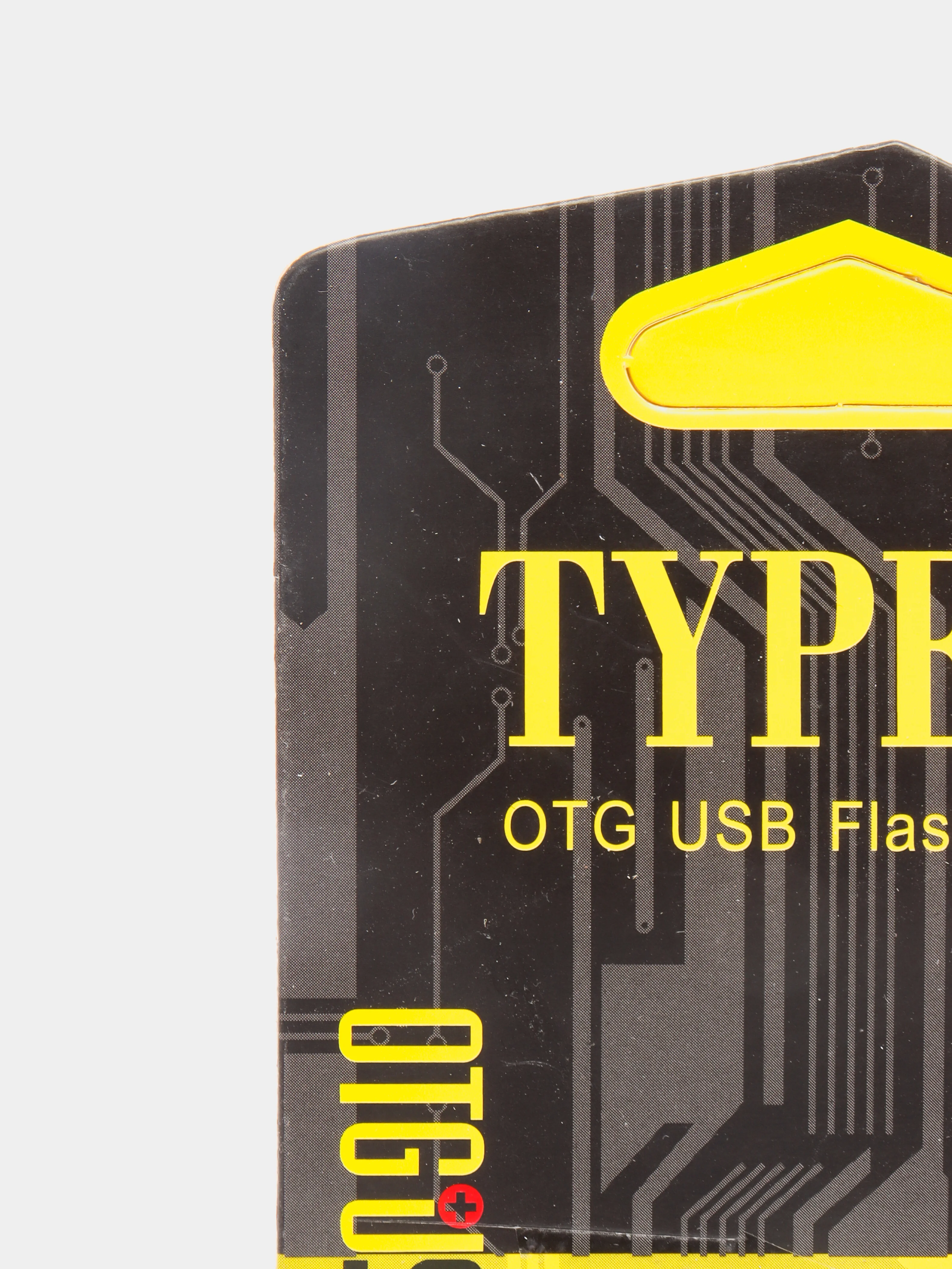 Черный переходник адаптер OTG TYPE-C на USB