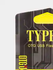 Черный переходник адаптер OTG  TYPE-C на  USB