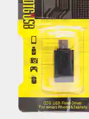 Черный переходник адаптер OTG  TYPE-C на  USB