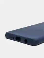 Темно-синий защитный силиконовый чехол Silikone Cover для Samsung S10